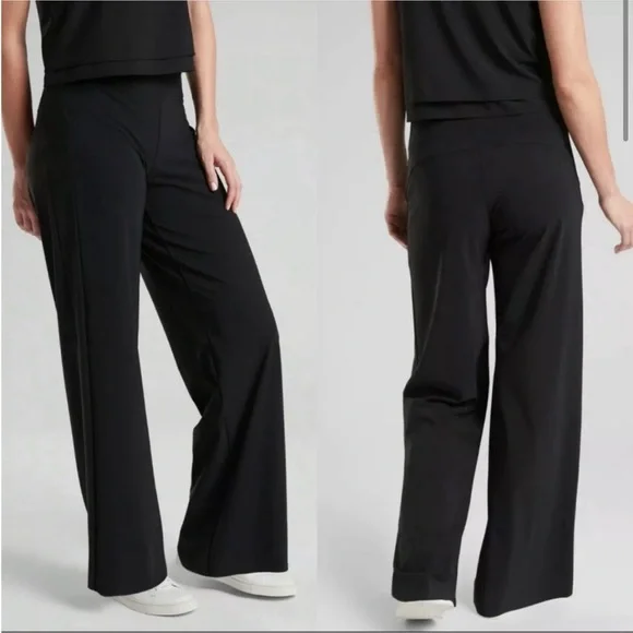 Athleta Pants Jumpsuits Athleta Meridian Wide Leg Pant Nwt Size M Poshmark